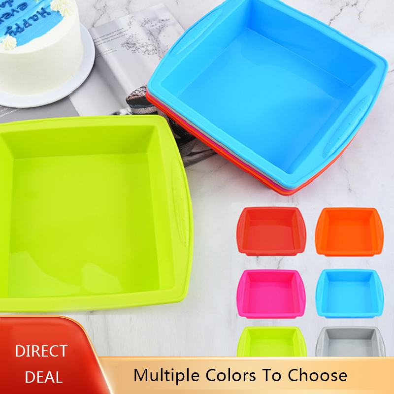 Baking Tray Silicone Square Shape Chiffon Cake Pan